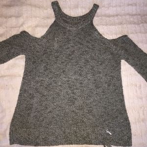 cold shoulder sweater